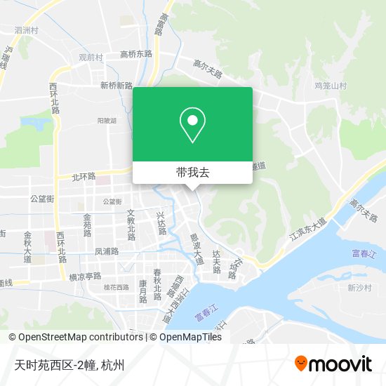 天时苑西区-2幢地图