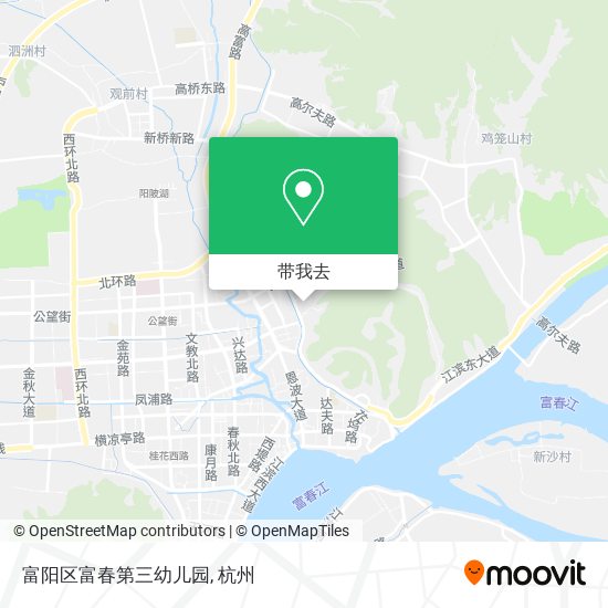 富阳区富春第三幼儿园地图