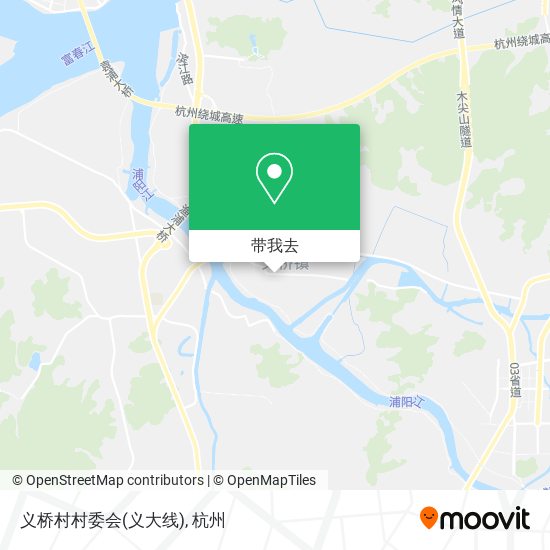 义桥村村委会(义大线)地图