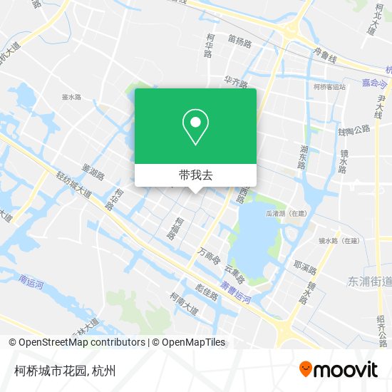 柯桥城市花园地图