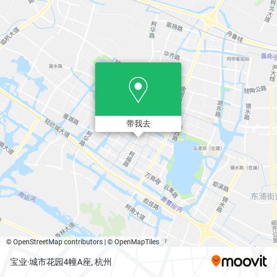 宝业·城市花园4幢A座地图