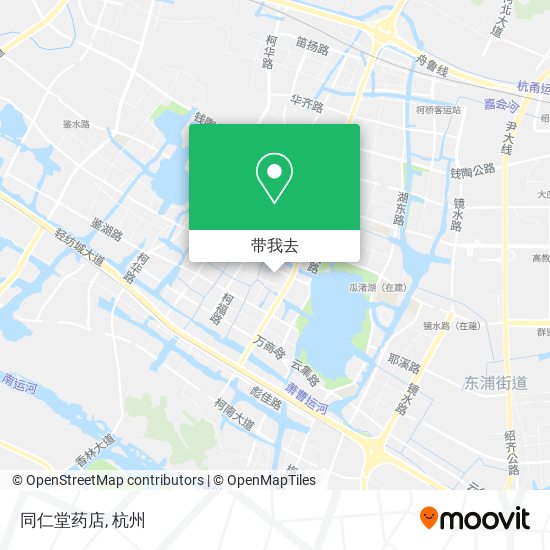 同仁堂药店地图