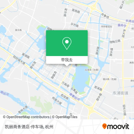凯丽商务酒店-停车场地图