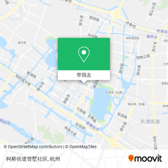 柯桥街道管墅社区地图