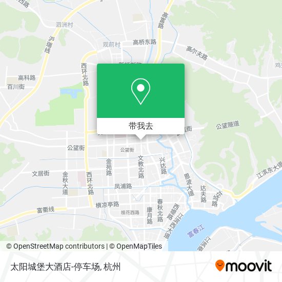 太阳城堡大酒店-停车场地图