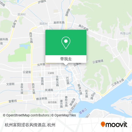杭州富阳涩谷风情酒店地图