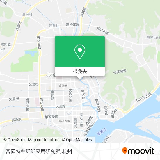富阳特种纤维应用研究所地图