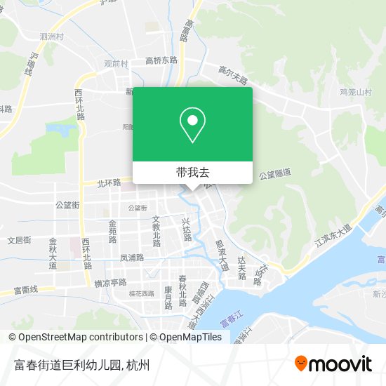 富春街道巨利幼儿园地图