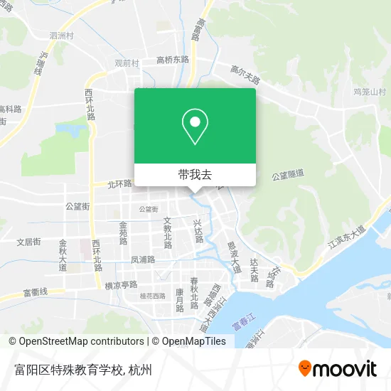富阳区特殊教育学校地图