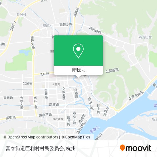 富春街道巨利村村民委员会地图