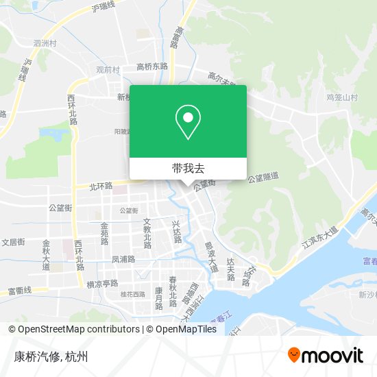 康桥汽修地图
