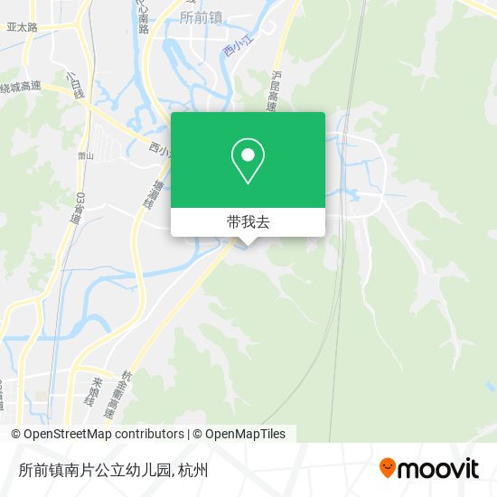 所前镇南片公立幼儿园地图