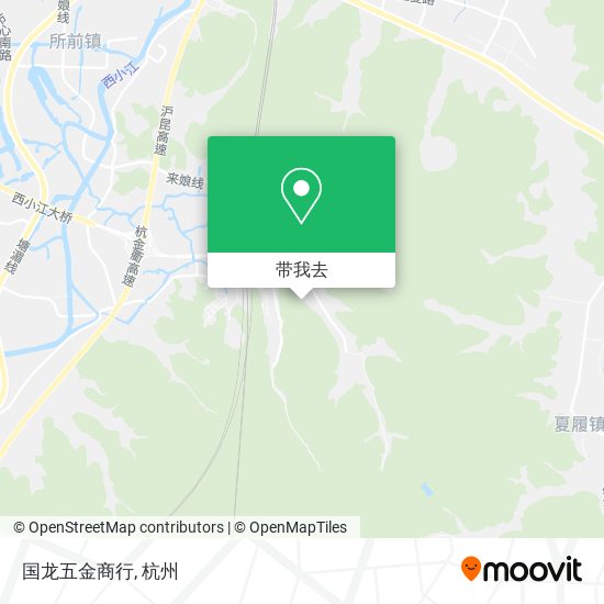 国龙五金商行地图