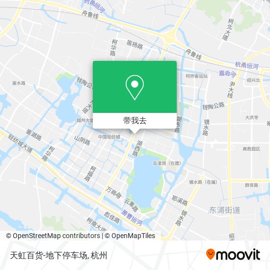 天虹百货-地下停车场地图