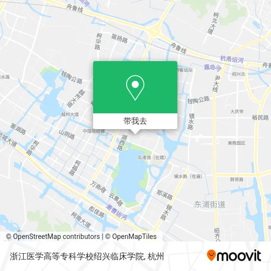 浙江医学高等专科学校绍兴临床学院地图