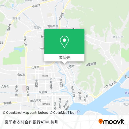 富阳市农村合作银行ATM地图