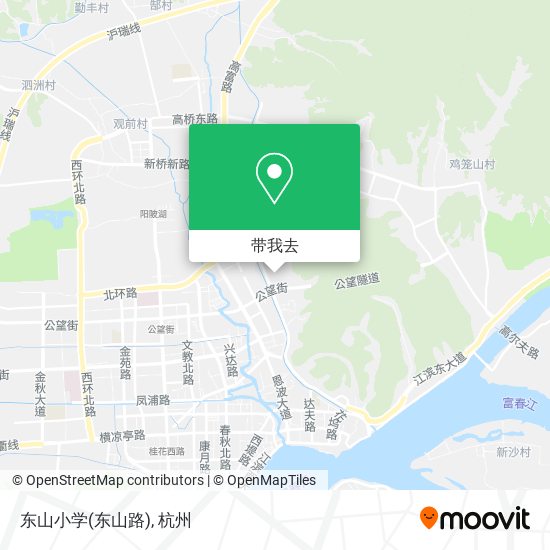 东山小学(东山路)地图