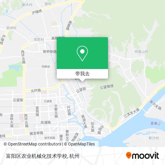 富阳区农业机械化技术学校地图