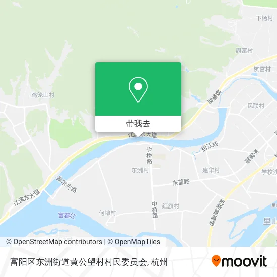 富阳区东洲街道黄公望村村民委员会地图
