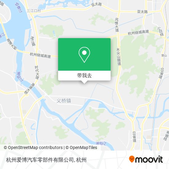 杭州爱博汽车零部件有限公司地图