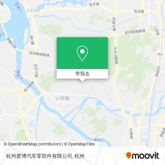 杭州爱博汽车零部件有限公司地图