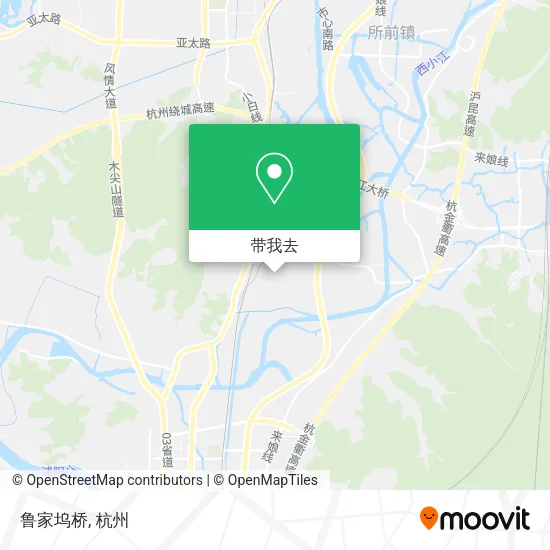 鲁家坞桥地图
