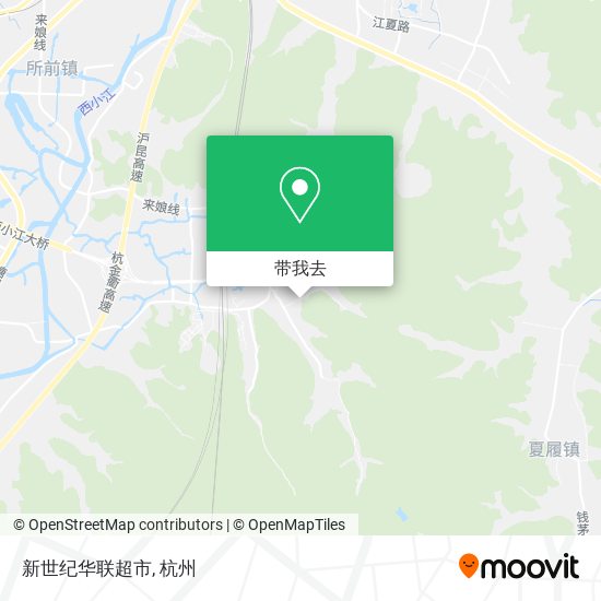 新世纪华联超市地图