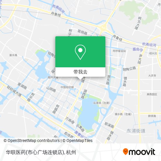 华联医药(市心广场连锁店)地图