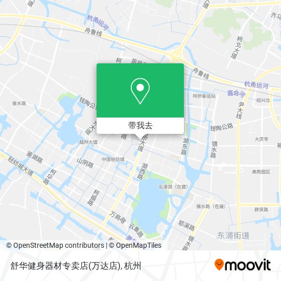 舒华健身器材专卖店(万达店)地图