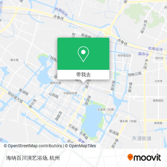 海纳百川演艺浴场地图