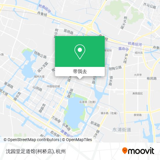 沈园堂足道馆(柯桥店)地图