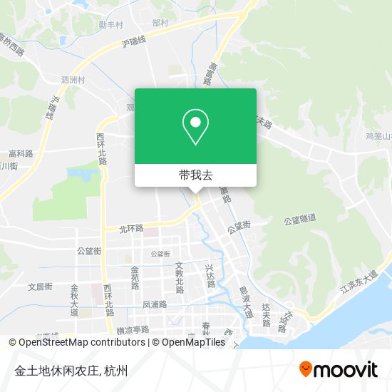 金土地休闲农庄地图