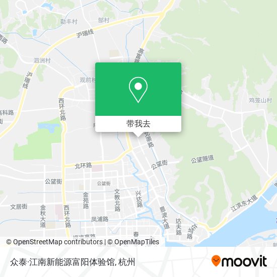 众泰·江南新能源富阳体验馆地图