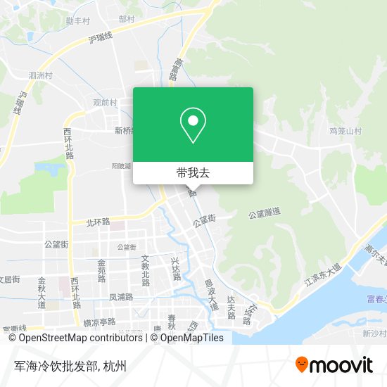 军海冷饮批发部地图