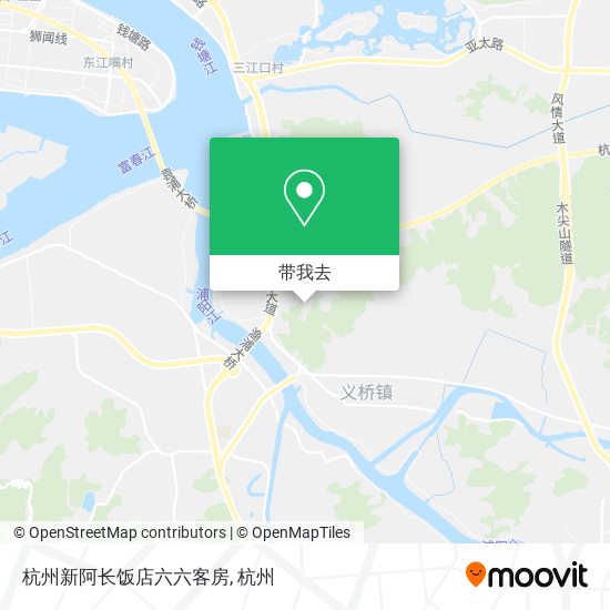 杭州新阿长饭店六六客房地图