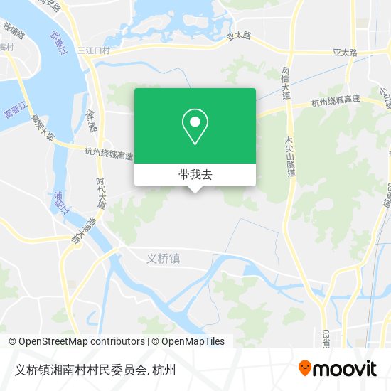 义桥镇湘南村村民委员会地图