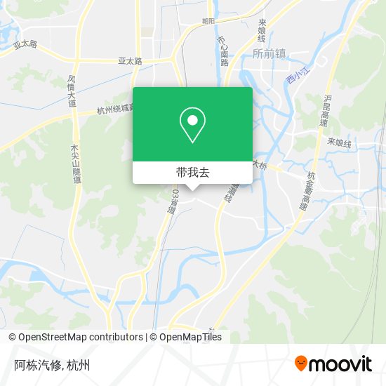 阿栋汽修地图
