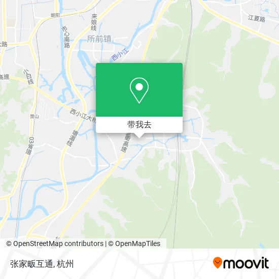 张家畈互通地图
