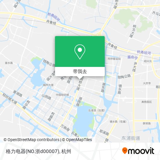 格力电器(NO.浙d00007)地图