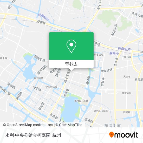永利·中央公馆金柯嘉园地图