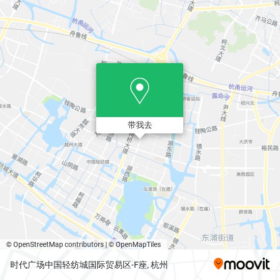 时代广场中国轻纺城国际贸易区-F座地图