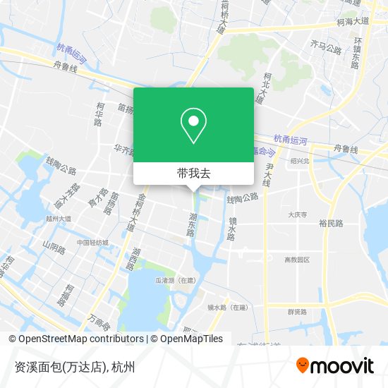 资溪面包(万达店)地图
