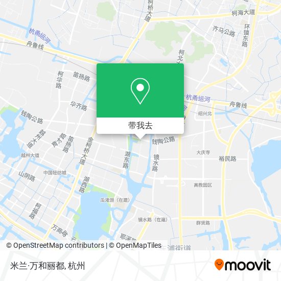 米兰·万和丽都地图