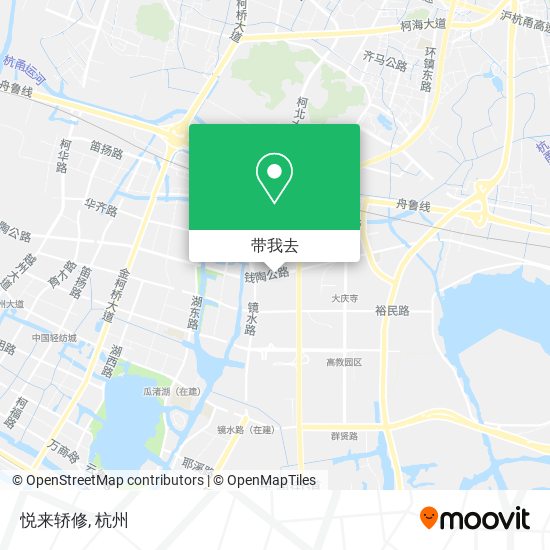 悦来轿修地图