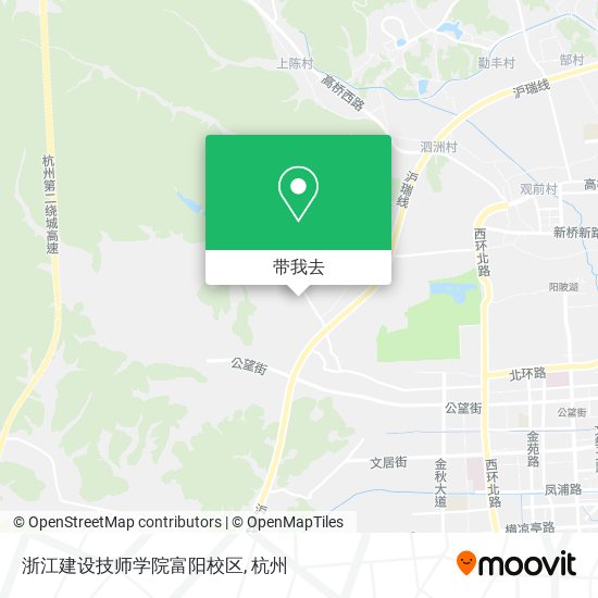 浙江建设技师学院富阳校区地图