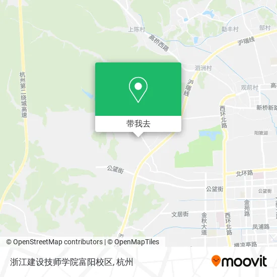 浙江建设技师学院富阳校区地图