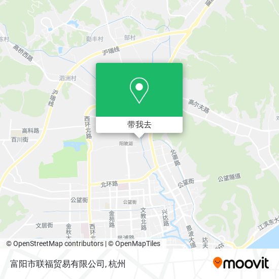 富阳市联福贸易有限公司地图