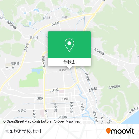 富阳旅游学校地图