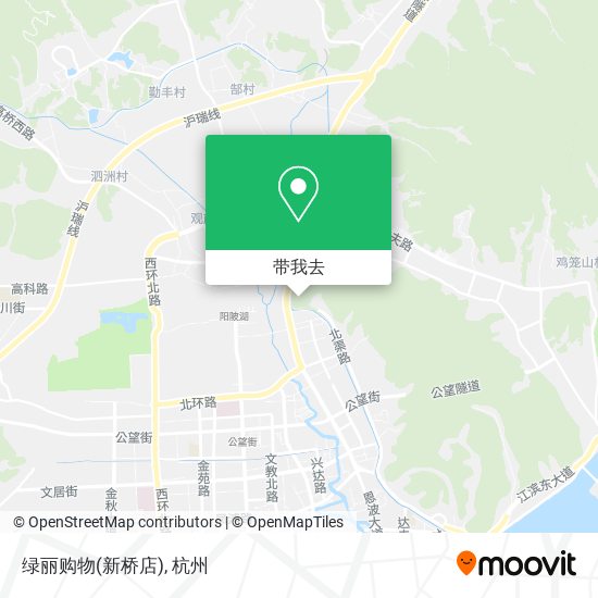 绿丽购物(新桥店)地图