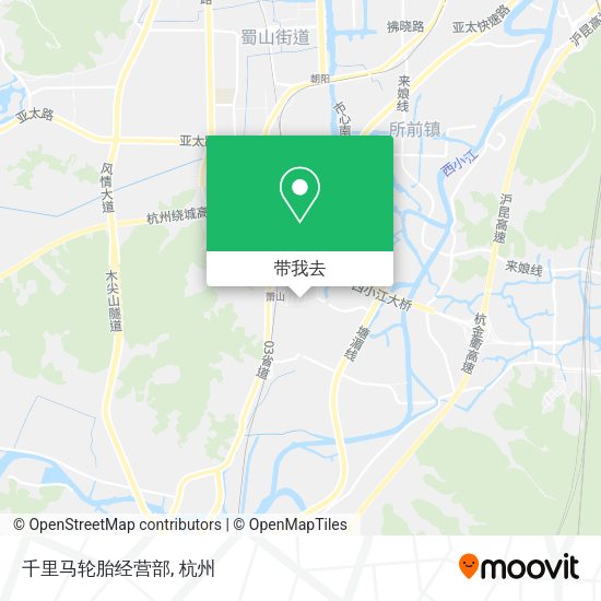 千里马轮胎经营部地图